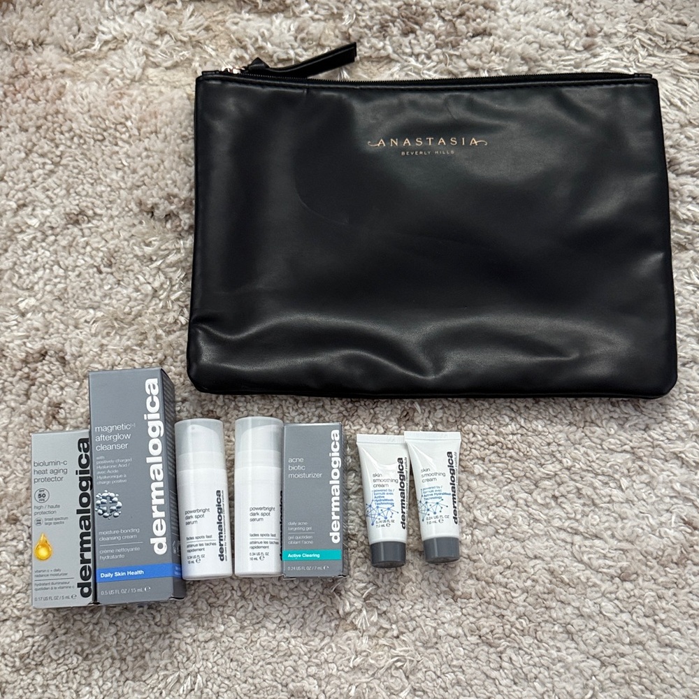 Anastasia Black Bag with Dermalogica Skincare Collection